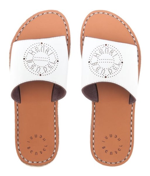 画像1: HENNRI BENDEL★Leather Sandal(限定1足)White (1)