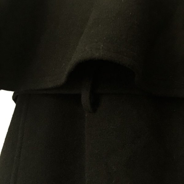 画像11: GLOW LONDON ★Wool Coat Cape Long style /black (11)