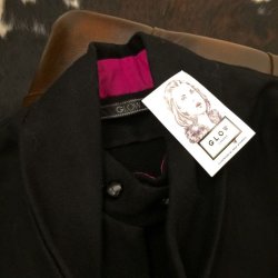 画像2: GLOW LONDON ★Wool Coat Poncho Stall style /black