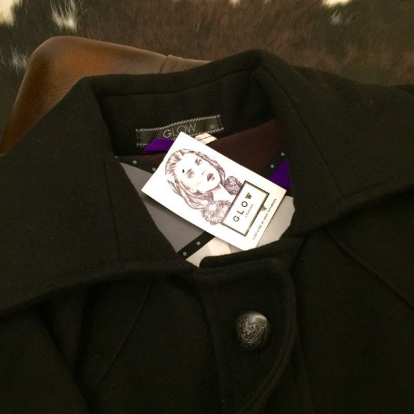 画像6: GLOW LONDON ★Wool Coat Cape Long style /black (6)