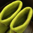 画像3: SpainBarcelona★Organic100%Wool HandMade Room Shoes/green